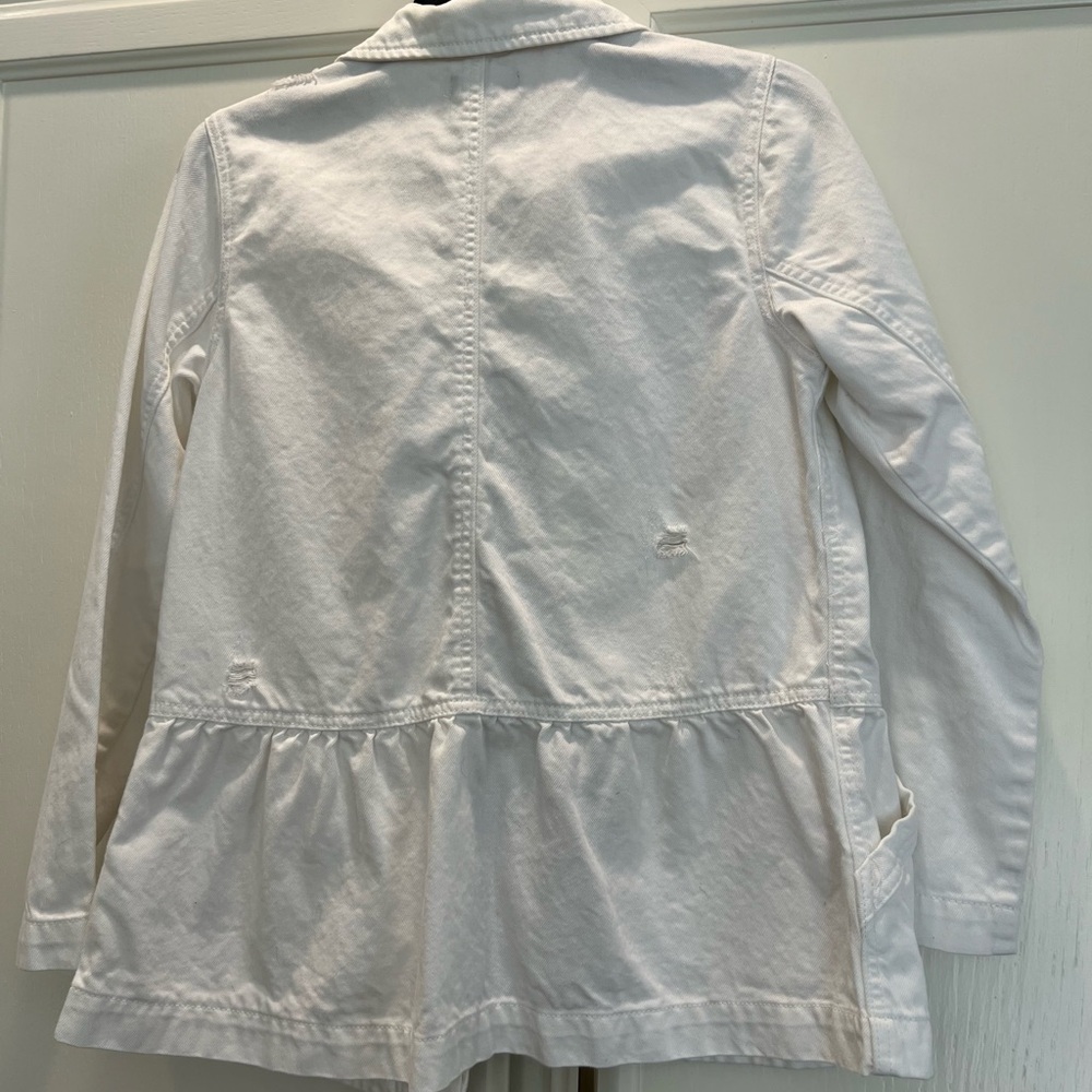 Democracy White Utility Jacket Practical Cotton C… - image 2